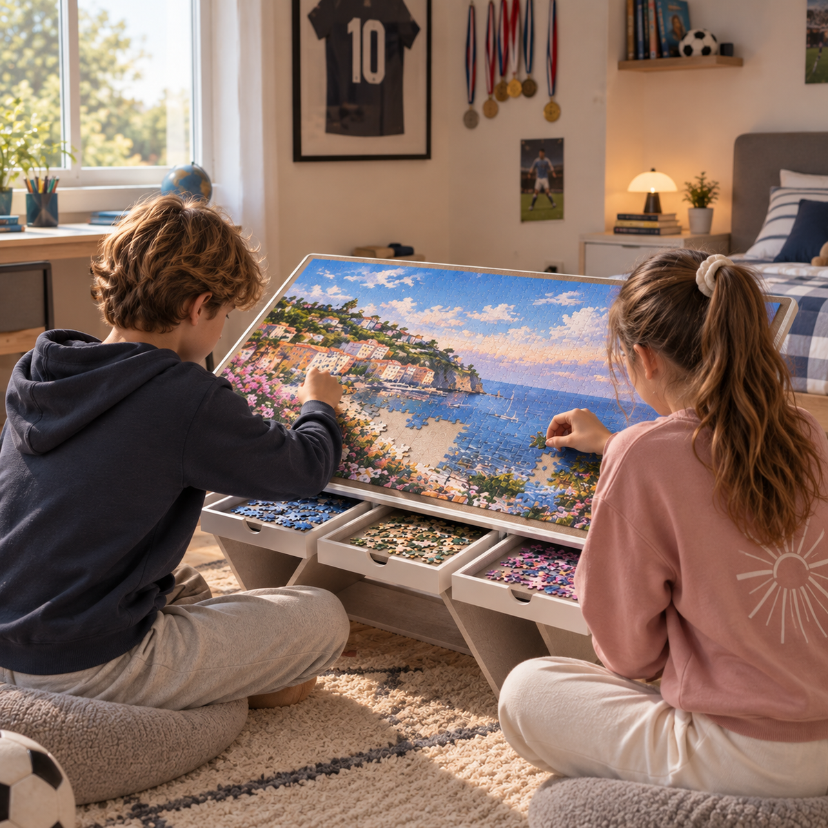 Table à Puzzle Modulable | La Complète